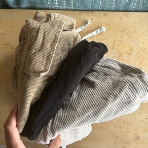 Set of 3 RSQ and H&M corduroy drawstring shorts